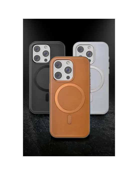 Venco Apple İphone 15 Pro Max Puskas Magsafe Kapak - Siyah