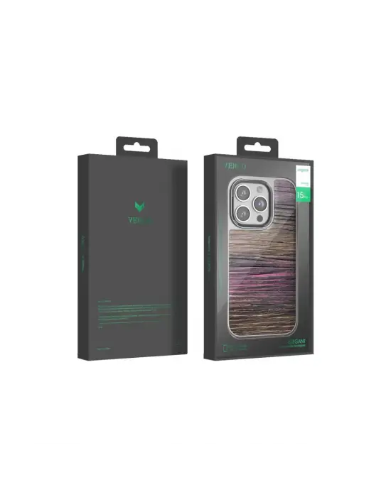 Venco Apple İphone 15 Pro Wave Kapak - Derin Mor