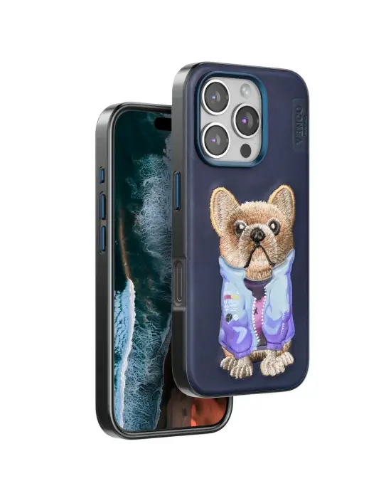 Venco Apple İphone 16 Pro Max Cute Desenli Kapak - Lacivert