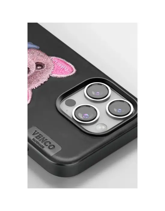 Venco Apple İphone 16 Pro Max Cute Desenli Kapak - Siyah