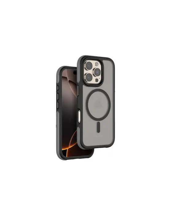 Venco Apple İphone 16 Pro Orbit Magsafe Kapak - Siyah