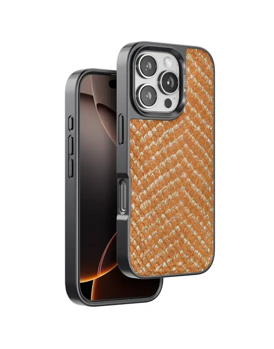 Venco Apple İphone 16 Pro Viper Kapak - Kahverengi