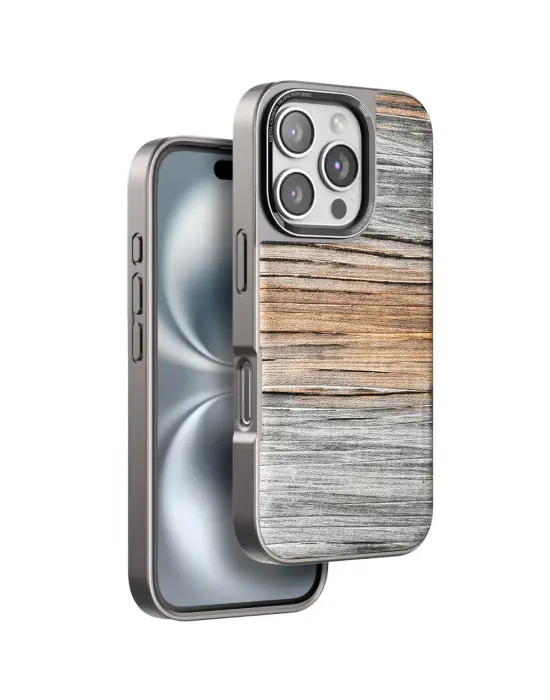 Venco Apple İphone 16 Pro Wave Kapak - Sarı