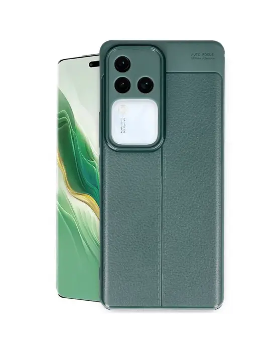 Vivo V30 5g Kılıf Auto Focus Kapak - Koyu Yeşil