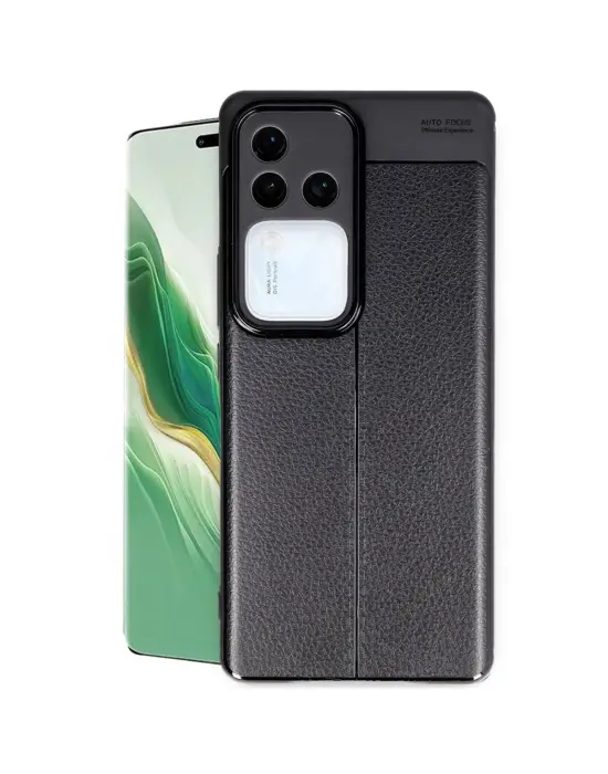Vivo V30 5g Kılıf Auto Focus Kapak - Siyah