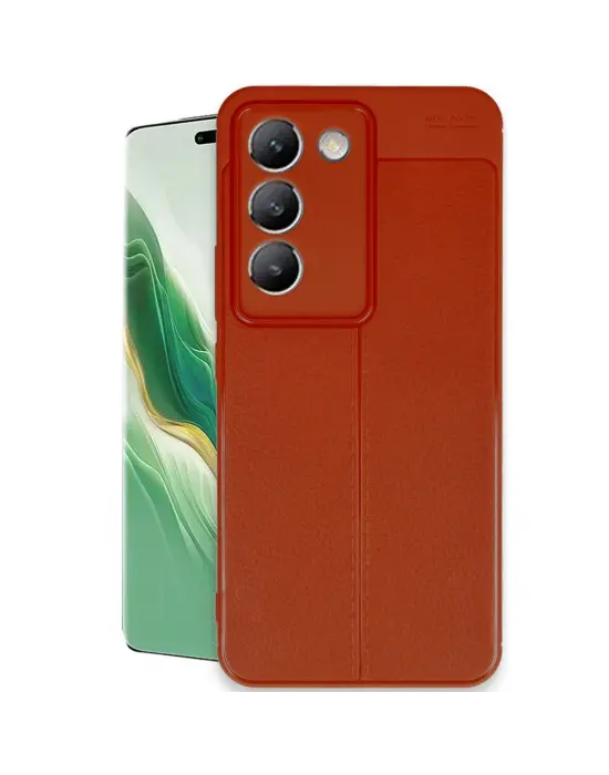 Vivo V30 Lite 4g Kılıf Auto Focus Kapak - Kırmızı