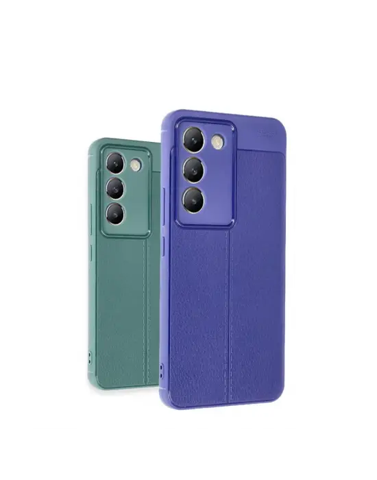 Vivo V30 Lite 4g Kılıf Auto Focus Kapak - Mavi