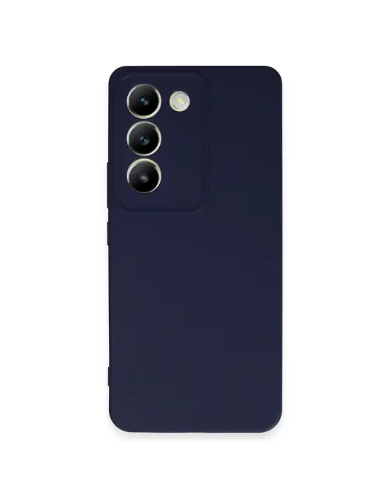 Vivo V30 Lite 4g Kılıf First Silikon - Lacivert