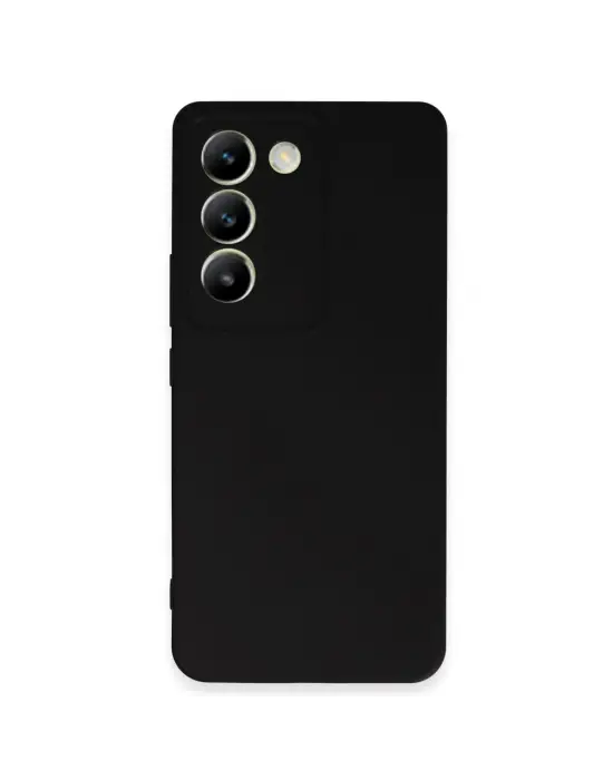 Vivo V30 Lite 4g Kılıf First Silikon - Siyah