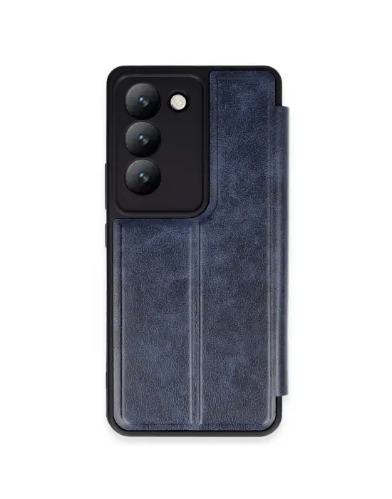 Vivo V30 Lite 4g Kılıf Flip Cover - Lacivert