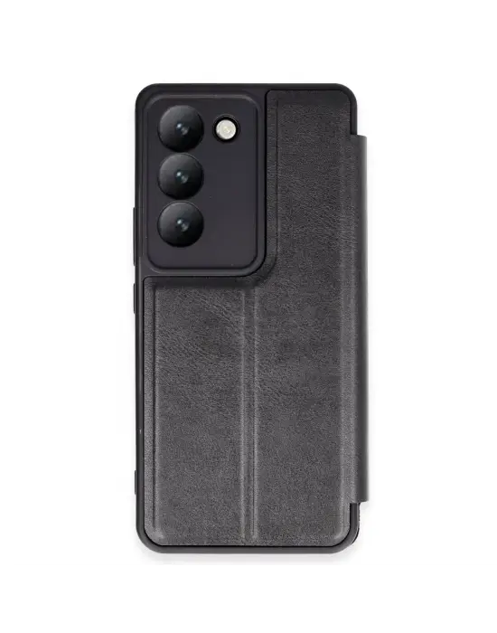 Vivo V30 Lite 4g Kılıf Flip Cover - Siyah