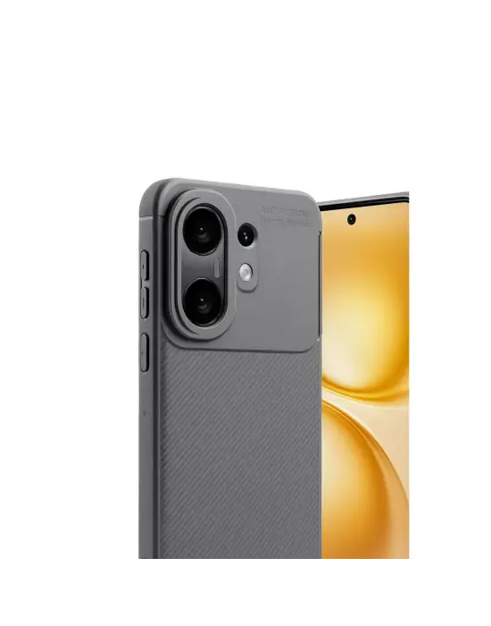 Vivo X200 Fe Auto Focus Karbon Kapak -gri