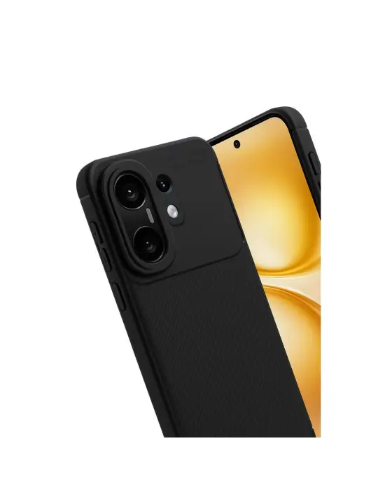 Vivo X200 Fe Auto Focus Karbon Kapak - Siyah