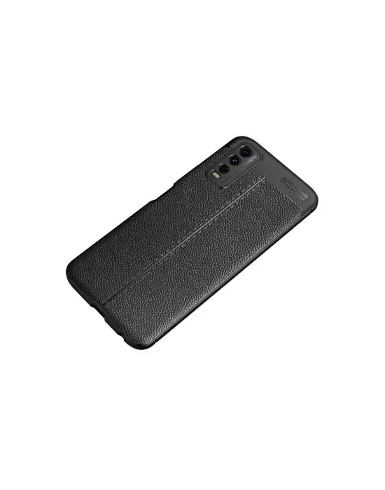 Vivo Y11s Kılıf Auto Focus Kapak - Siyah