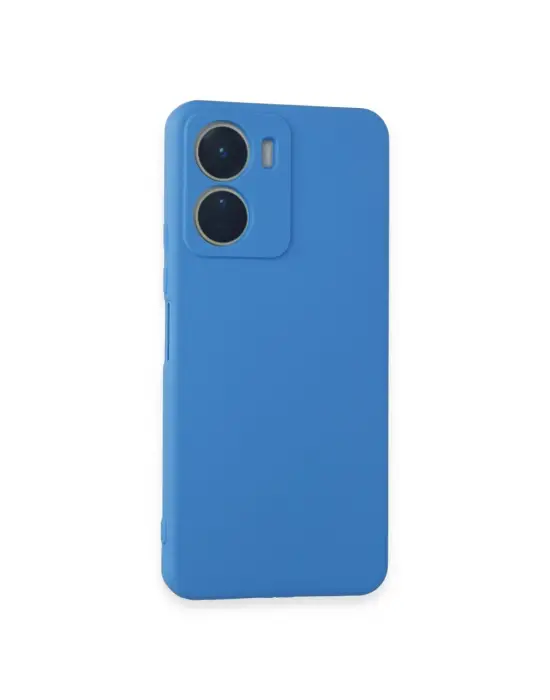 Vivo Y16 Kılıf First Silikon - Mavi