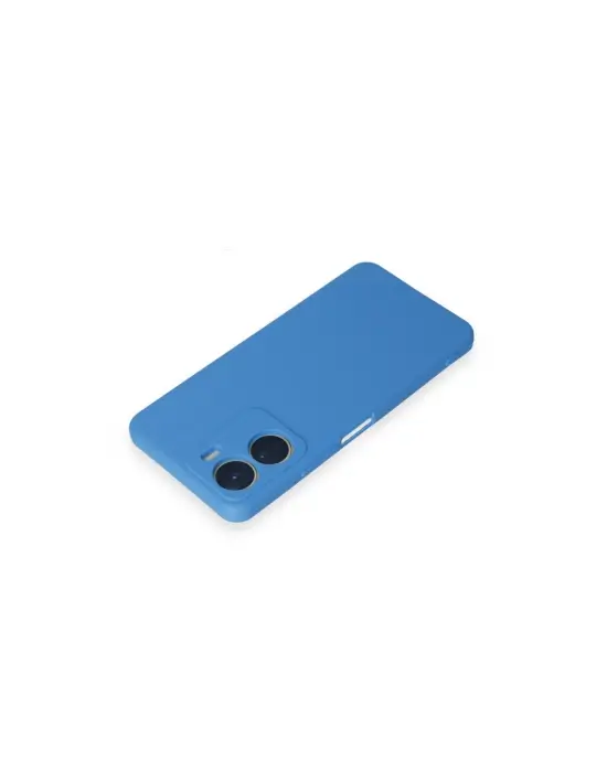 Vivo Y16 Kılıf First Silikon - Mavi