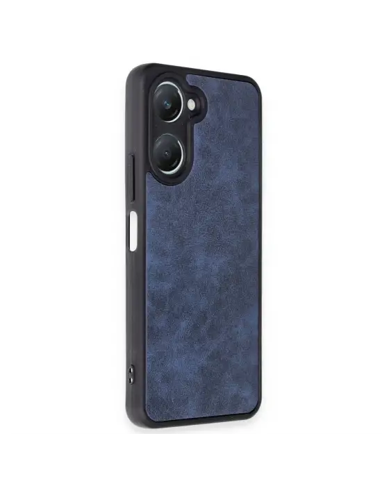 Vivo Y18 Kılıf Aras Deri Kapak - Lacivert