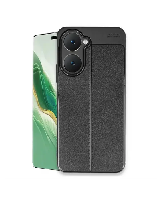 Vivo Y18 Kılıf Auto Focus Kapak - Siyah
