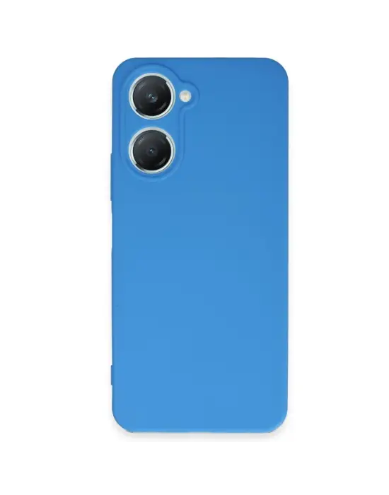 Vivo Y18 Kılıf First Silikon - Mavi