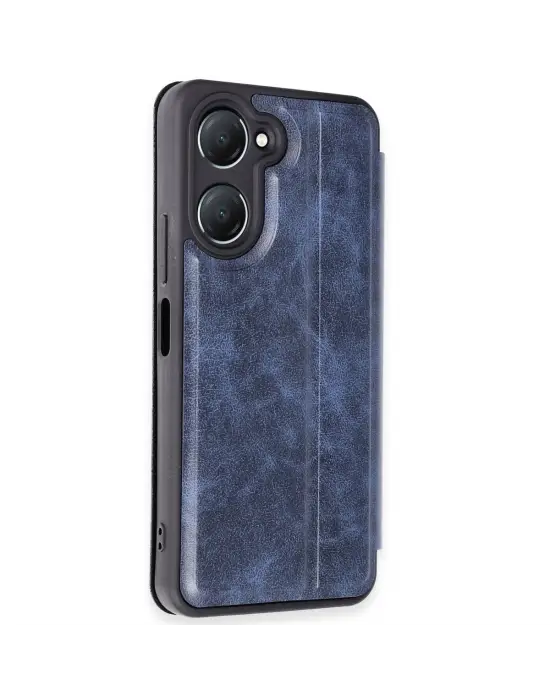 Vivo Y18 Kılıf Flip Cover - Lacivert