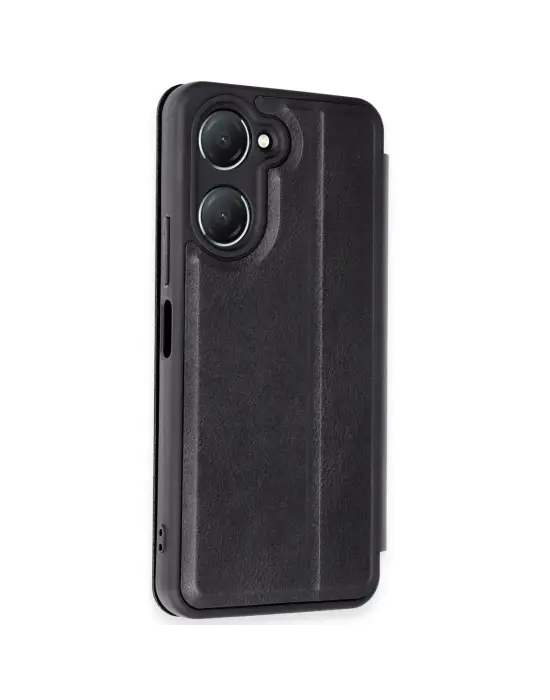 Vivo Y18 Kılıf Flip Cover - Siyah