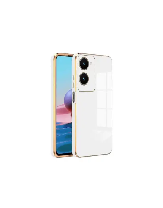 Vivo Y18 Kılıf Volet Silikon - Beyaz