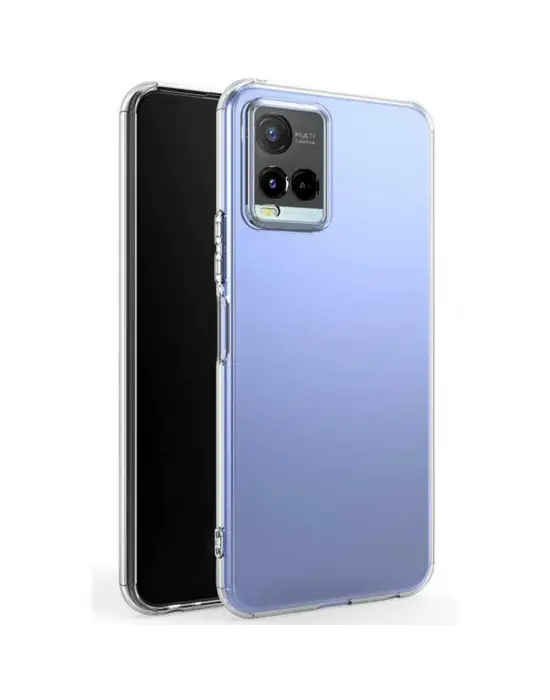 Vivo Y21s Kılıf Lüx Şeffaf Silikon