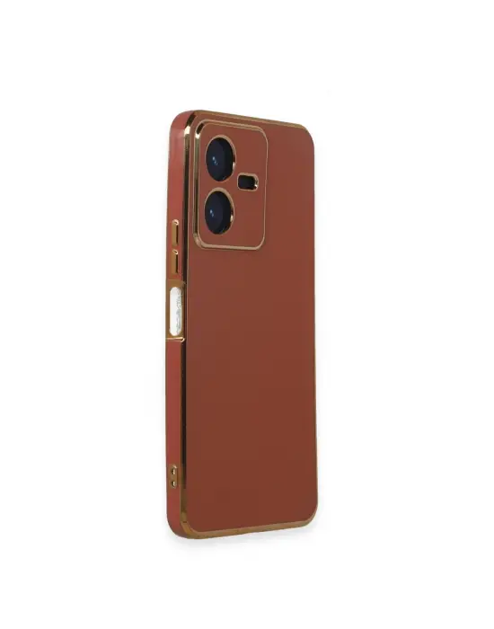 Vivo Y22 2022 Kılıf Volet Silikon - Kırmızı