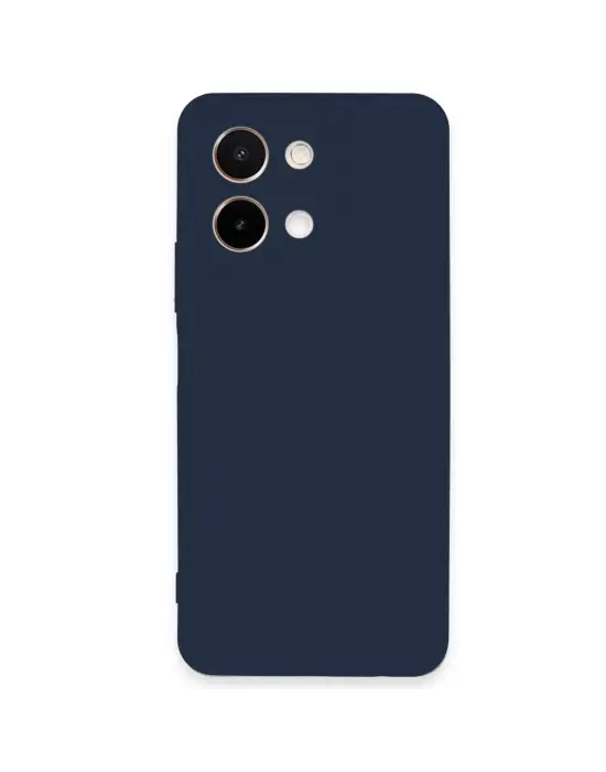 Vivo Y28 Kılıf First Silikon - Lacivert
