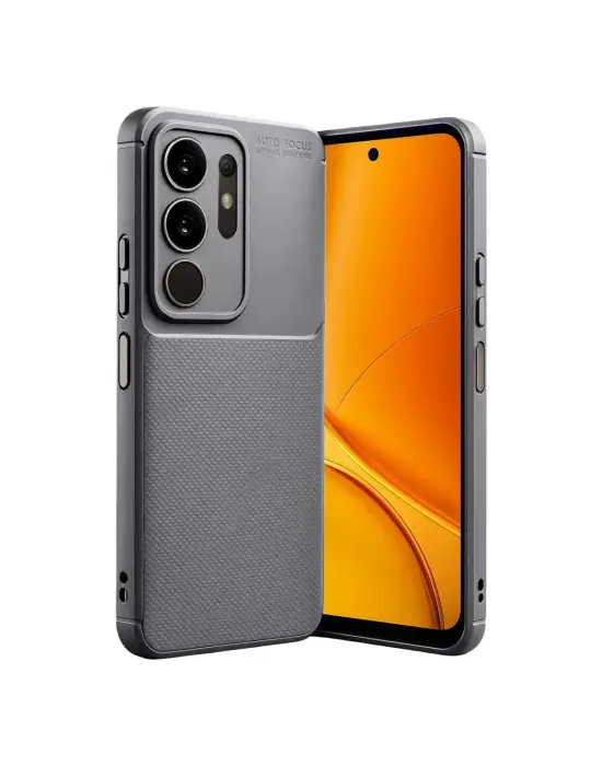 Vivo Y29 4g Auto Focus Karbon Kapak - Gri