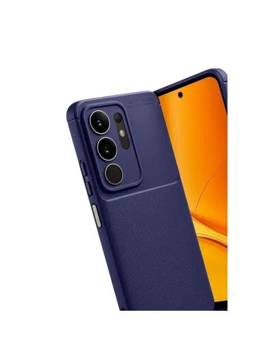 Vivo Y29 4g Auto Focus Karbon Kapak - Lacivert