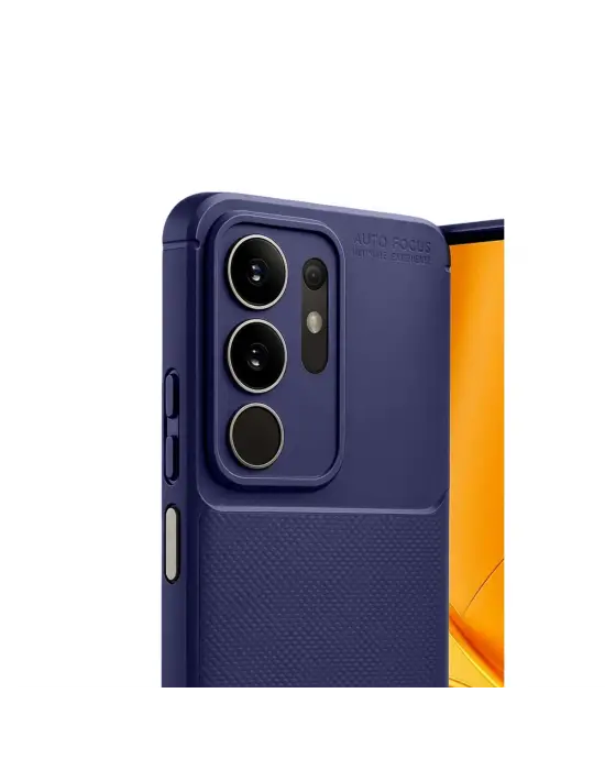 Vivo Y29 4g Auto Focus Karbon Kapak - Lacivert