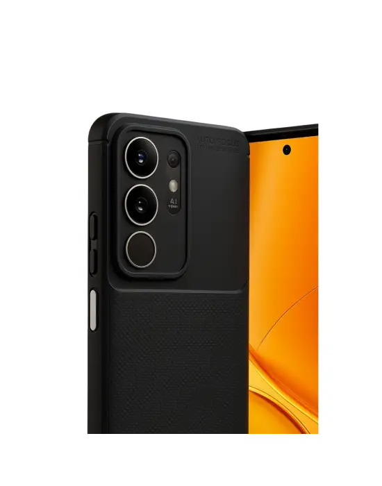 Vivo Y29 4g Auto Focus Karbon Kapak - Siyah