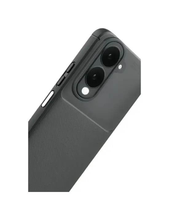 Vivo Y29s Auto Focus Karbon Kapak - Gri
