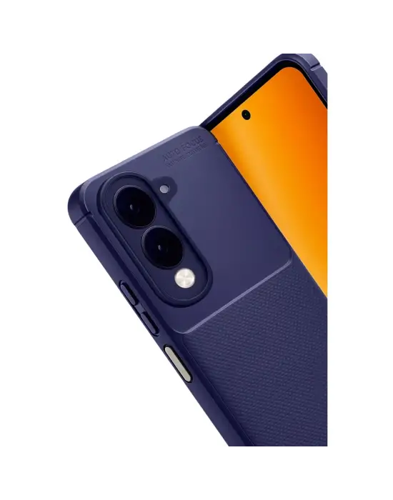 Vivo Y29s Auto Focus Karbon Kapak - Lacivert