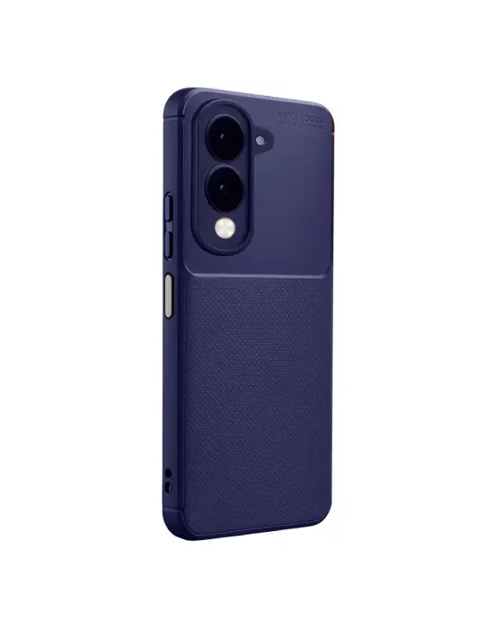 Vivo Y29s Auto Focus Karbon Kapak - Lacivert