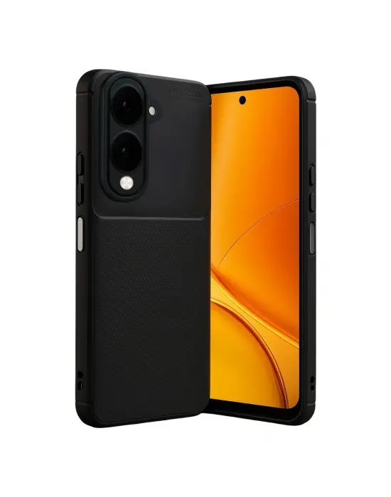 Vivo Y29s Auto Focus Karbon Kapak - Siyah
