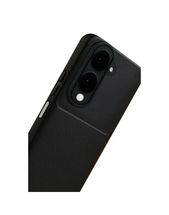 Vivo Y29s Auto Focus Karbon Kapak - Siyah