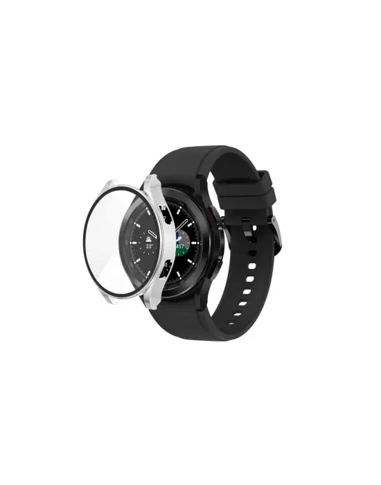 Watch 5 44mm Wall Camlı Kasa Ekran Koruyucu - Gümüş