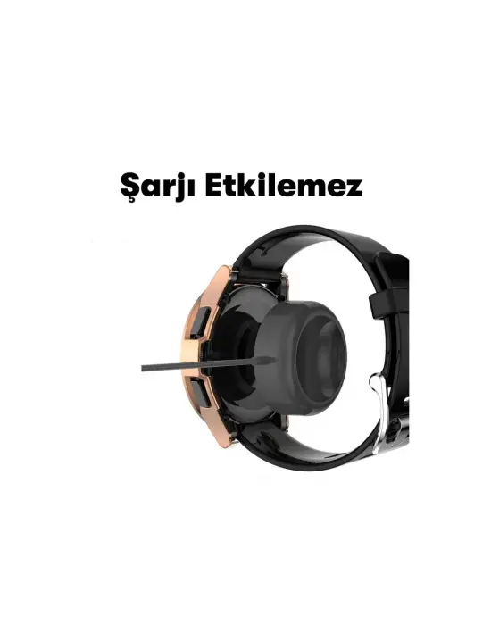 Watch 5 44mm Wall Camlı Kasa Ekran Koruyucu - Şeffaf