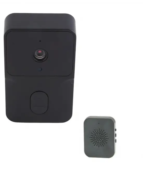 Wifi Akıllı Kapı Zili 85 Derece Geniş Açı Android İos Uyumlu