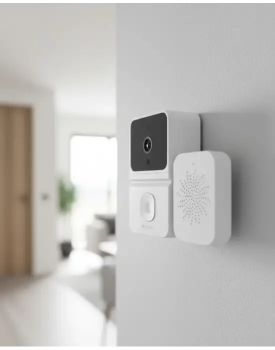 Wifi Akıllı Kapı Zili Kamera Gece Görüşlü Çift Yönlü Sesli