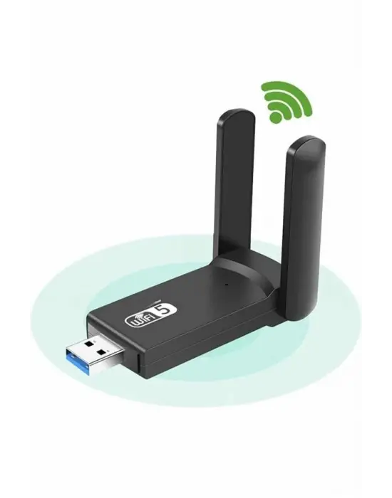 Wifi Alıcı Dual Band Usb 3.0 Adaptör Kablosuz Windows 7/8/10/11
