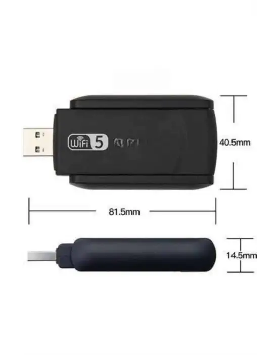 Wifi Alıcı Dual Band Usb 3.0 Adaptör Kablosuz Windows 7/8/10/11