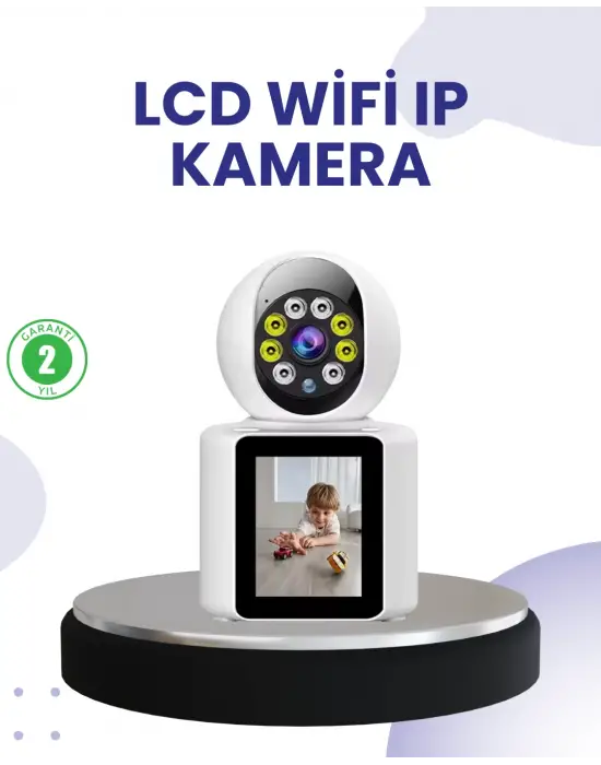 Wifi İç Mekan Kamera 2k Gece Görüşlü Çift Yönlü Görüntü Konuşma Destekli