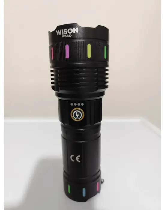 Ws-550 30w 3000 Lümen Zoomlu Profosyonel El Feneri