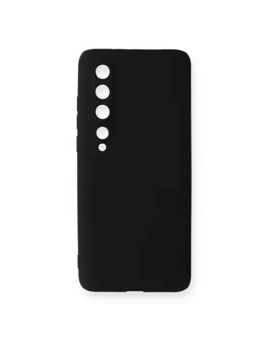 Xiaomi Mi 10 Kılıf First Silikon - Siyah