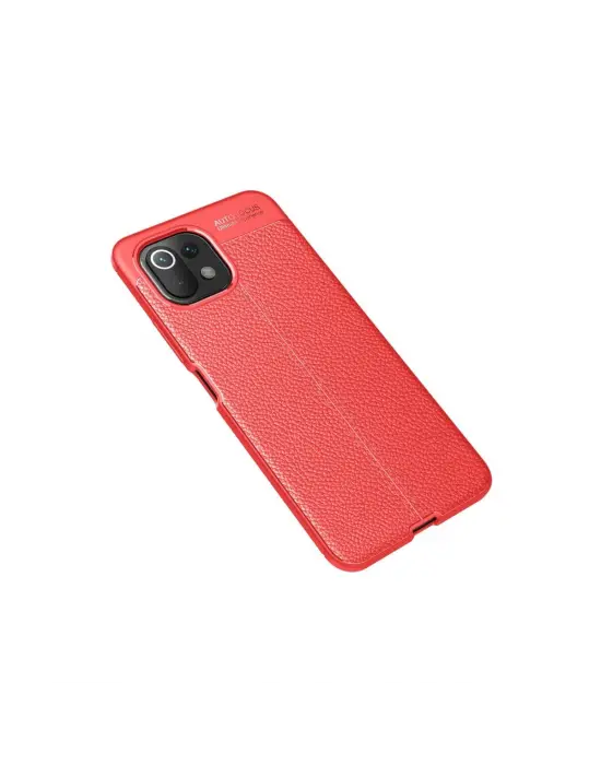 Xiaomi Mi 11 Lite Kılıf Auto Focus Kapak - Kırmızı