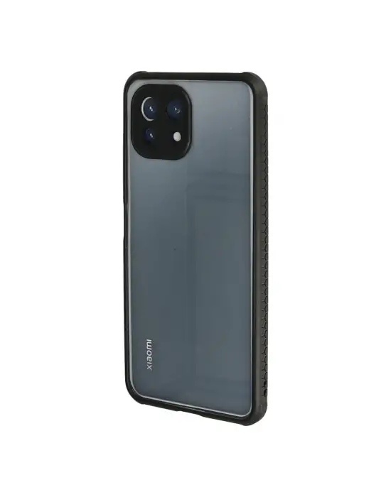 Xiaomi Mi 11 Lite Kılıf Miami Şeffaf Silikon - Siyah