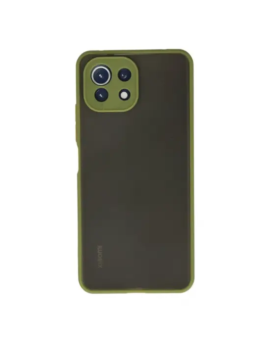 Xiaomi Mi 11 Lite Kılıf Montreal Silikon Kapak - Açık Yeşil